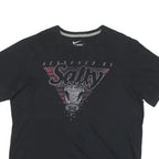 NIKE Mens Black Salty Layers Graphic T-Shirt XL Short Sleeve Crew Neck
