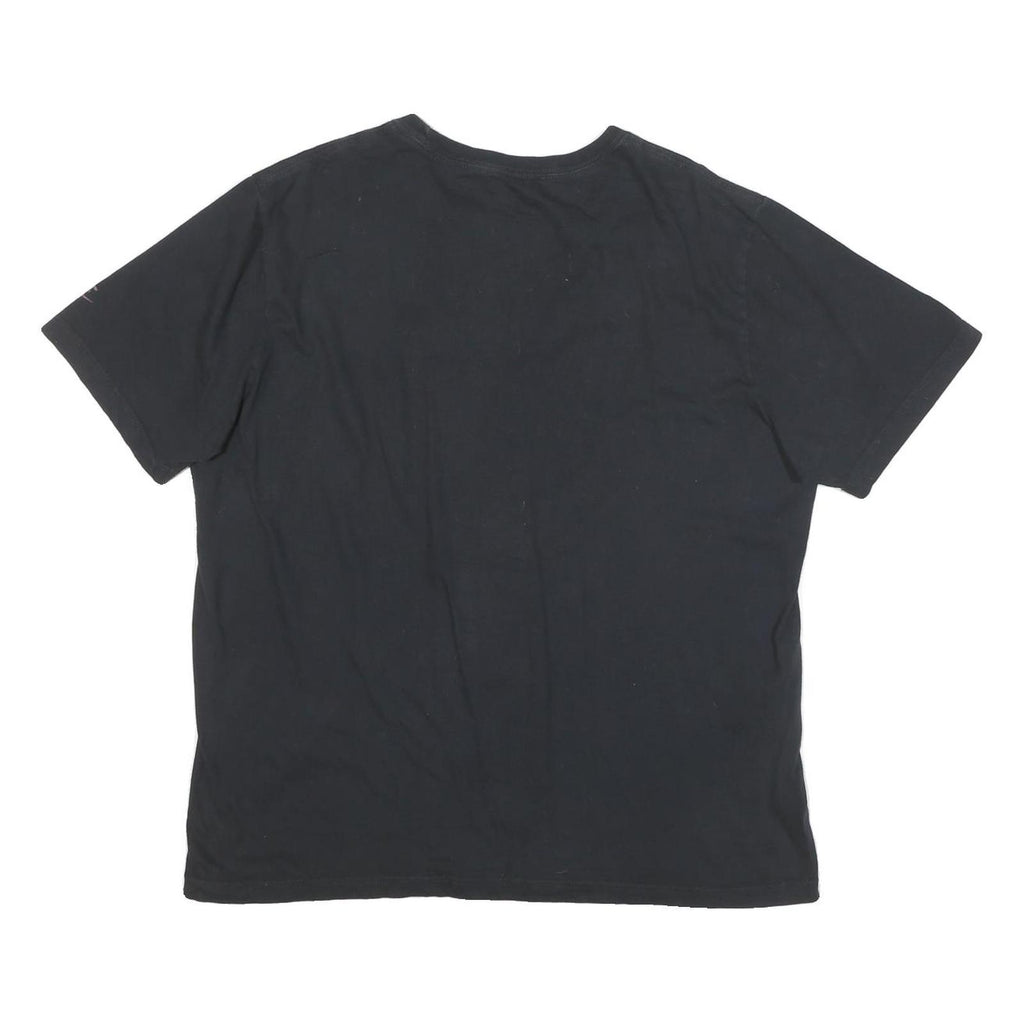 NIKE Mens Black Salty Layers Graphic T-Shirt XL Short Sleeve Crew Neck