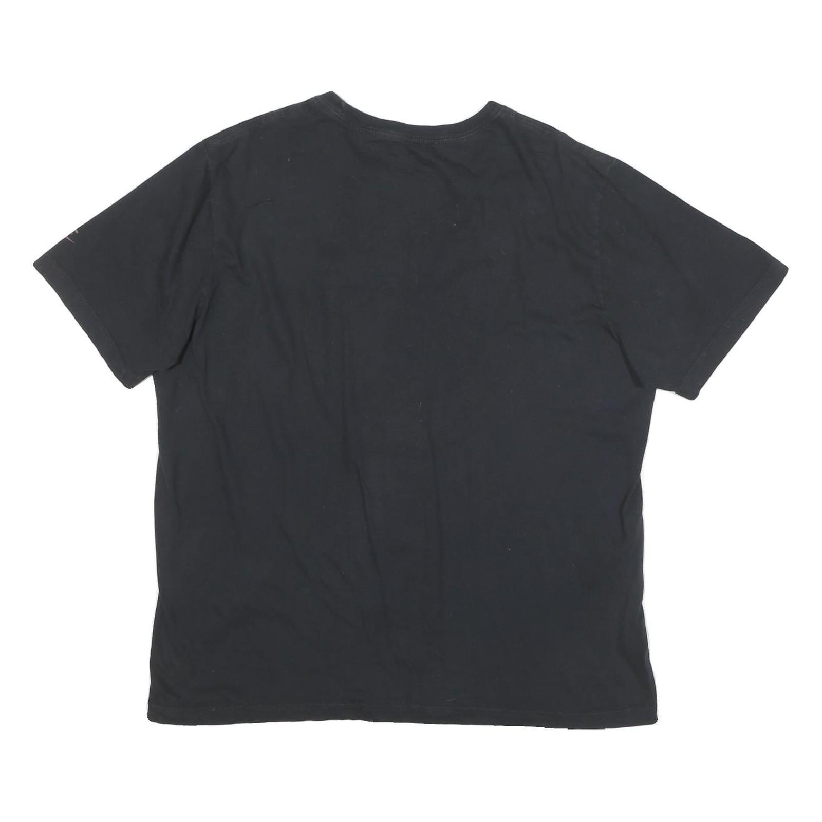 NIKE Mens Black Salty Layers Graphic T-Shirt XL Short Sleeve Crew Neck