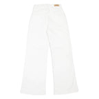 POLO RALPH LAUREN Womens Jeans White Relaxed Flared W25 L29