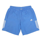 ADIDAS Mens Shorts Blue Casual Sports Size L W30 Three Stripe Logo