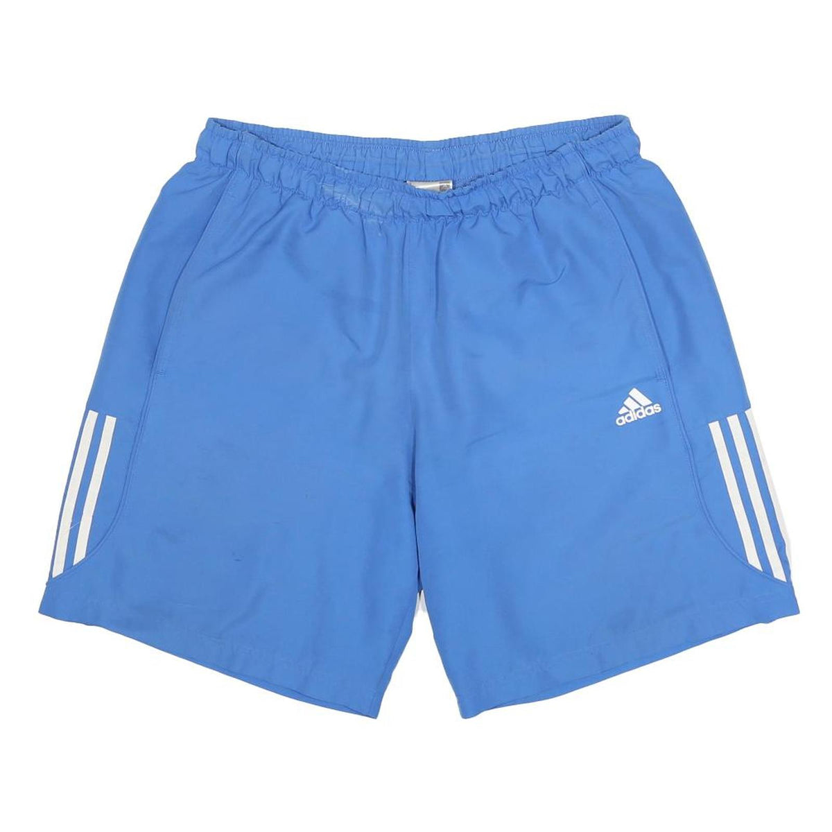 ADIDAS Mens Shorts Blue Casual Sports Size L W30 Three Stripe Logo
