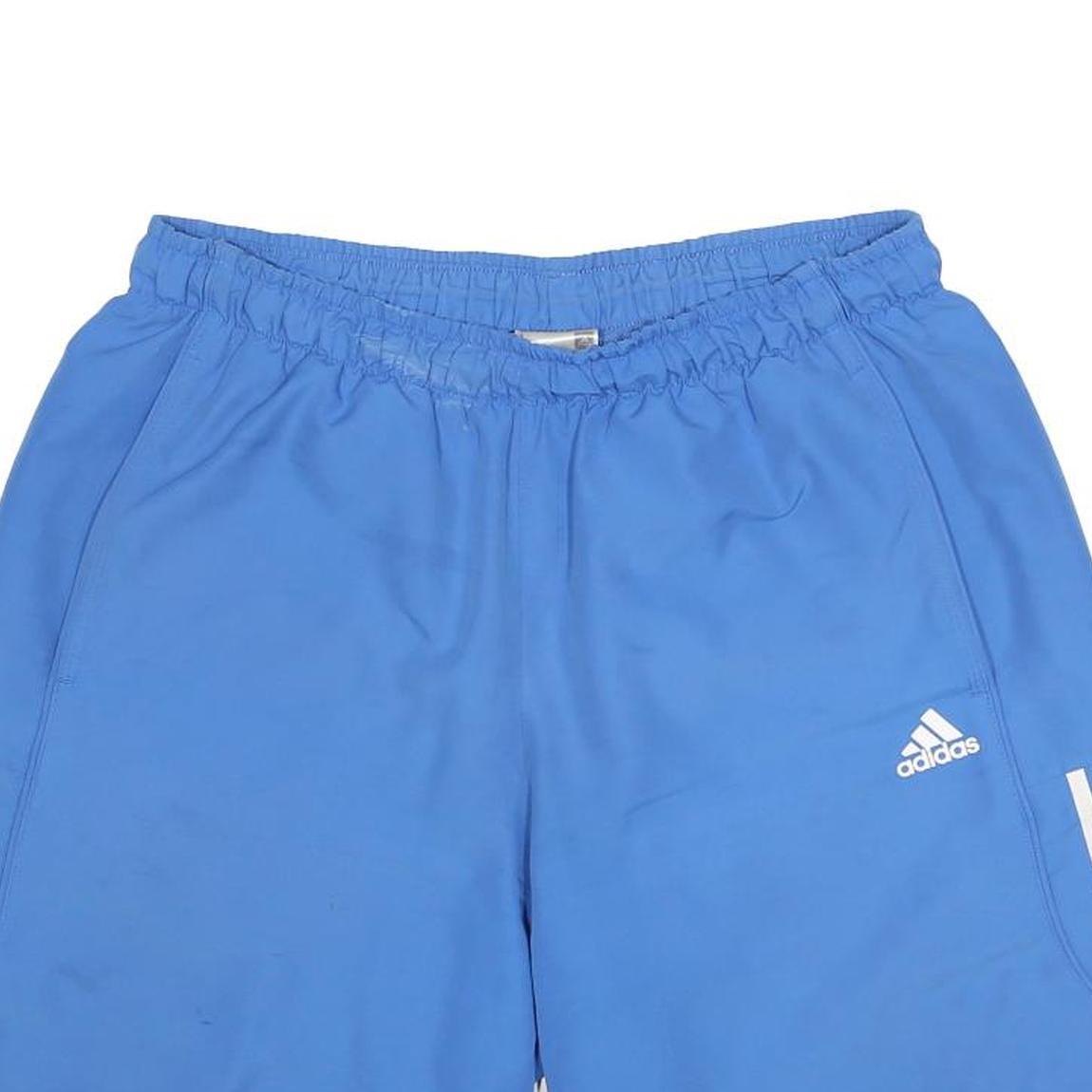 ADIDAS Mens Shorts Blue Casual Sports Size L W30 Three Stripe Logo