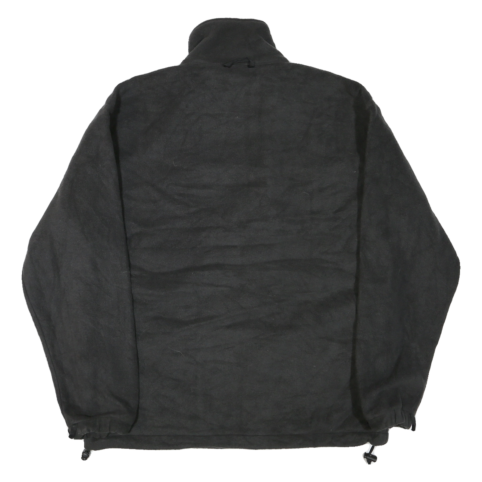 FILA Mens Black Zip Jacket L Polyester Blend Plain Casual Sporty Warm