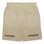 UNDER ARMOUR Mens Shorts Beige XL W36 Polyester Casual Sportswear