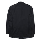 YVES SAINT LAURENT Mens Black Wool Classic Double-Breasted Jacket M Wool