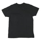 ADIDAS Mens Black Graphic Logo T-Shirt L Short Sleeve Crew Neck Cotton Blend
