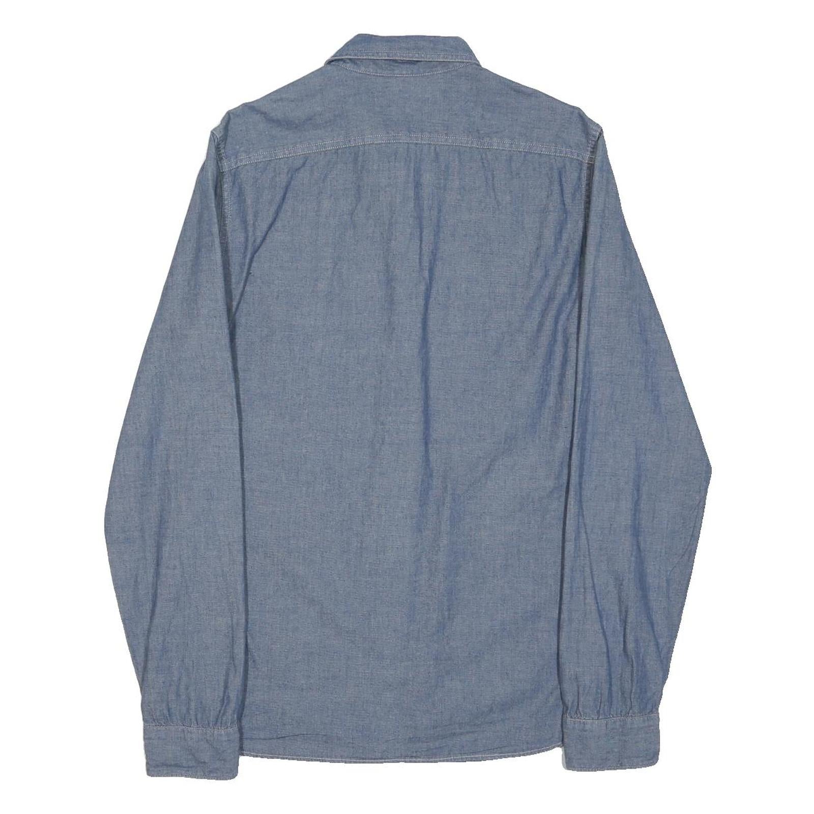 RALPH LAUREN POLO JEANS COMPANY Mens Blue Denim Shirt S Button Down Casual