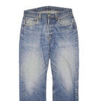 LEVI'S 501 Mens Jeans Blue Regular Straight Denim Medium W30 L40 Classic Button