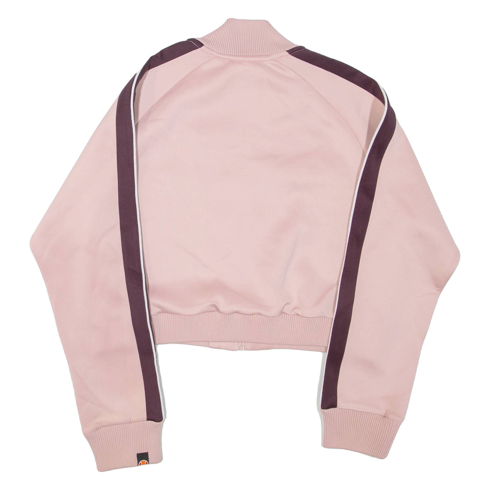 ELLESSE Cropped Womens Track Jacket Pink UK 14