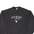 GUESS JEANS Womens Sweatshirt Black L