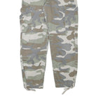 CLOCKHOUSE Mens Cotton Blend Camouflage Relaxed Cargo Trousers W24 L26