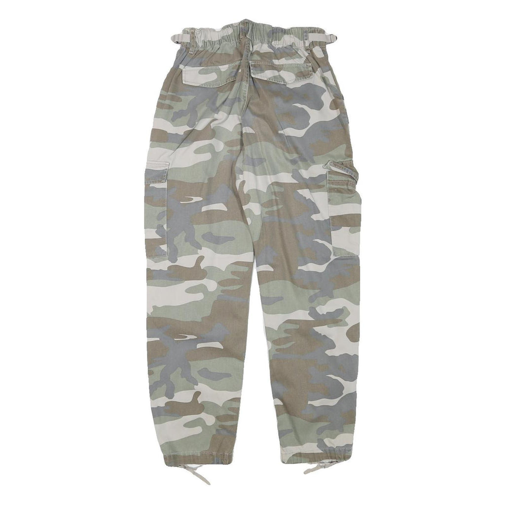 CLOCKHOUSE Mens Cotton Blend Camouflage Relaxed Cargo Trousers W24 L26