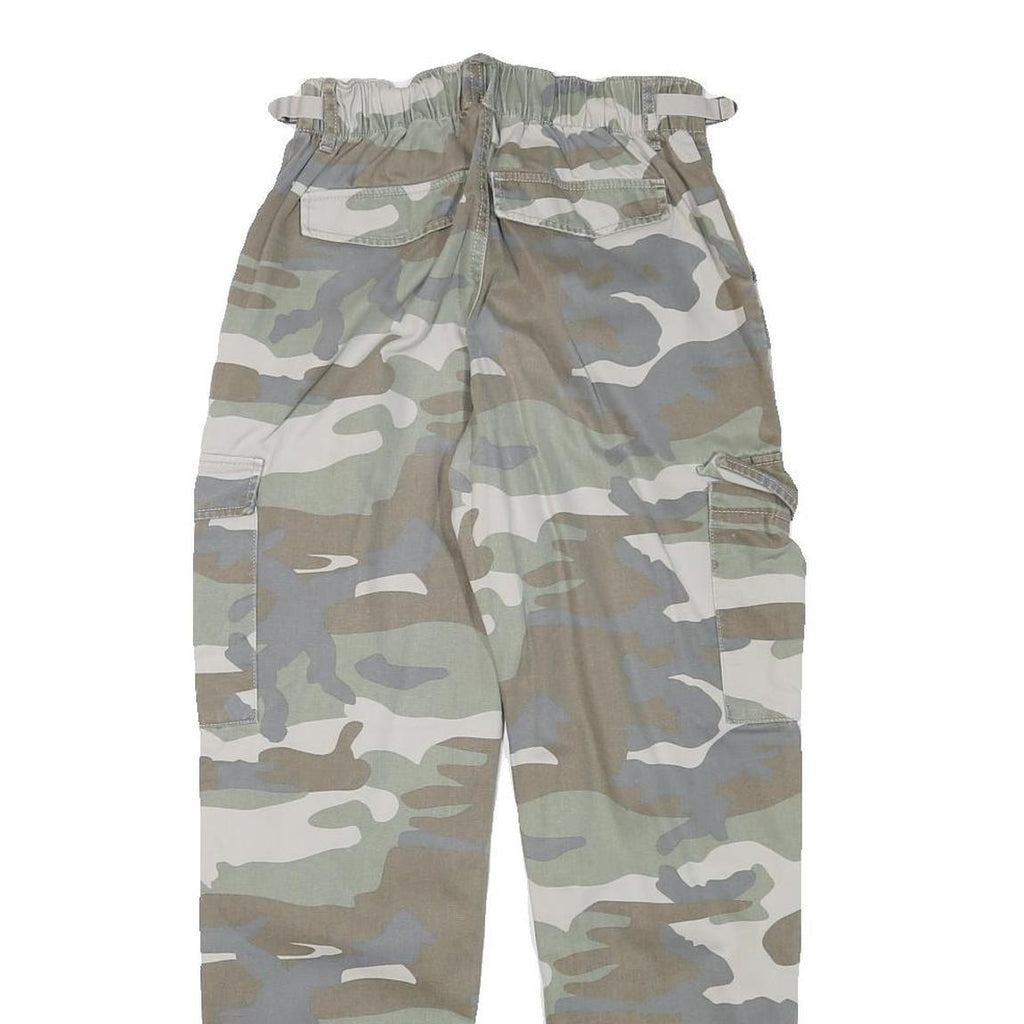 CLOCKHOUSE Mens Cotton Blend Camouflage Relaxed Cargo Trousers W24 L26