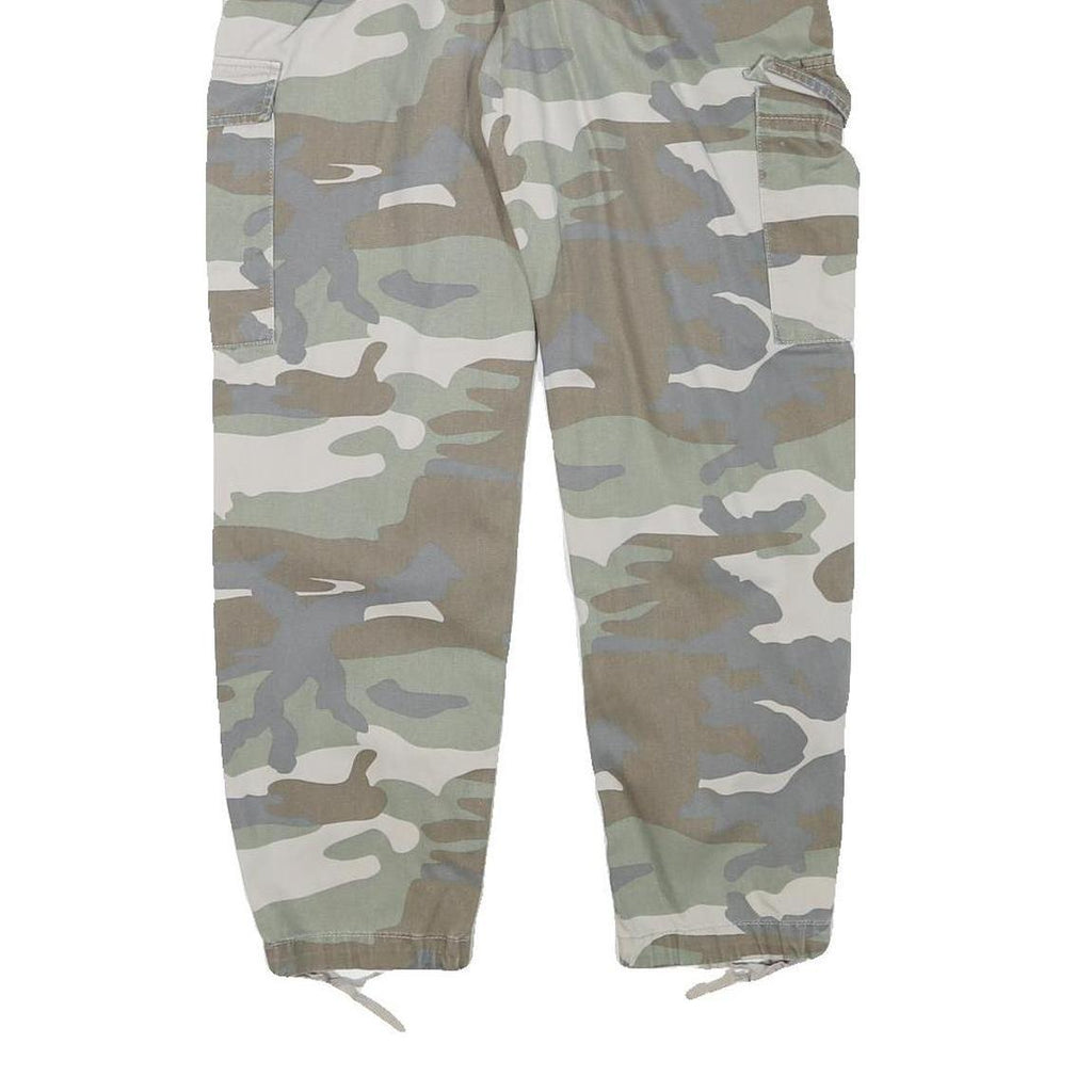 CLOCKHOUSE Mens Cotton Blend Camouflage Relaxed Cargo Trousers W24 L26