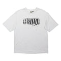 NIRVANA Mens White Graphic T-Shirt M Short Sleeve Crew Neck Band Logo