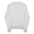 TOMMY HILFIGER Mens Grey Sweatshirt Crew Neck M Cotton Blend Pullover Casual