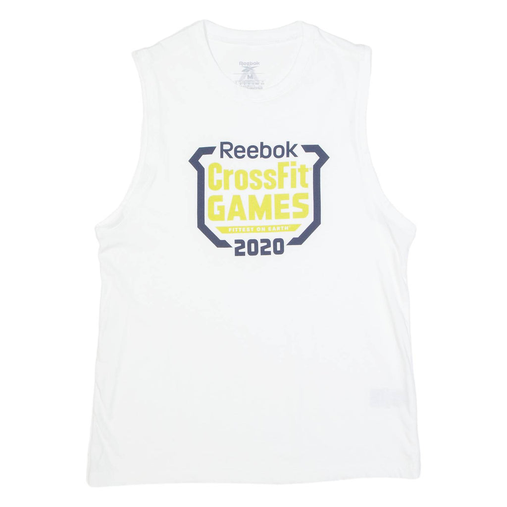REEBOK Crossfit Games 2020 Mens Vest White Sleeveless M