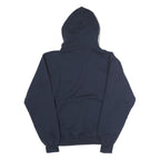 CHAMPION Mens Navy Blue Owosso Trojans Pullover Hoodie S Cotton Comfort