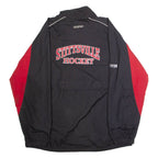 CCM Stittsville Rams Ice Hockey 'Kevin' Mens Windbreaker Jacket Black 90s USA XL