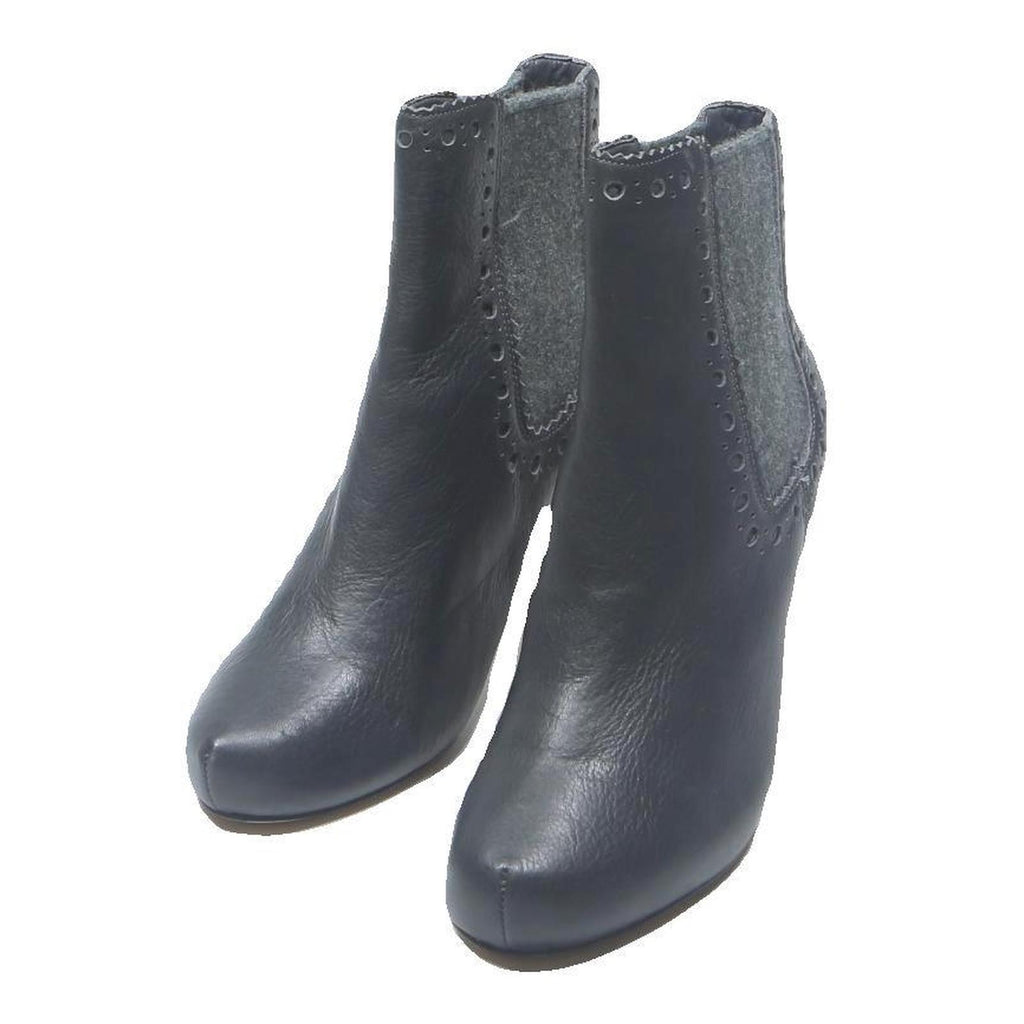 CLARKS Womens Chelsea Boots Leather Black UK 5.5 Stylish Comfortable Elegant