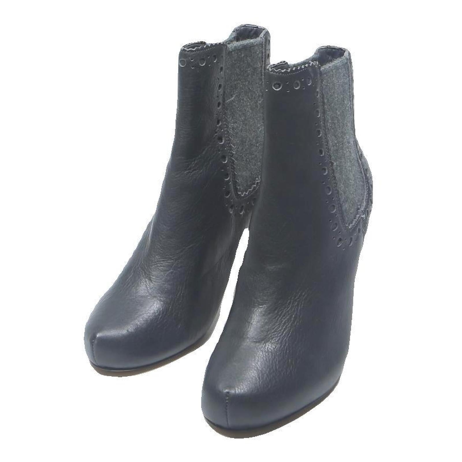 CLARKS Womens Chelsea Boots Leather Black UK 5.5 Stylish Comfortable Elegant