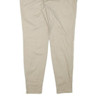 DICKIES Womens Slim Beige Cotton Blend Slim Tapered Trousers W37 L30 Workwear