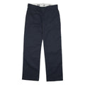 DICKIES Womens Polyester Blend Navy Regular Fit Straight Trousers W32 L32