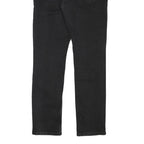 LEVI'S Mens Black Regular Fit Straight Denim Jeans W31 L29 Zip Cotton Blend