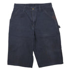 CARHARTT Mens Shorts Blue Casual M W32 Workwear Utility Pockets Durable Cotton