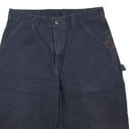 CARHARTT Mens Shorts Blue Casual M W32 Workwear Utility Pockets Durable Cotton