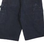 CARHARTT Mens Shorts Blue Casual M W32 Workwear Utility Pockets Durable Cotton