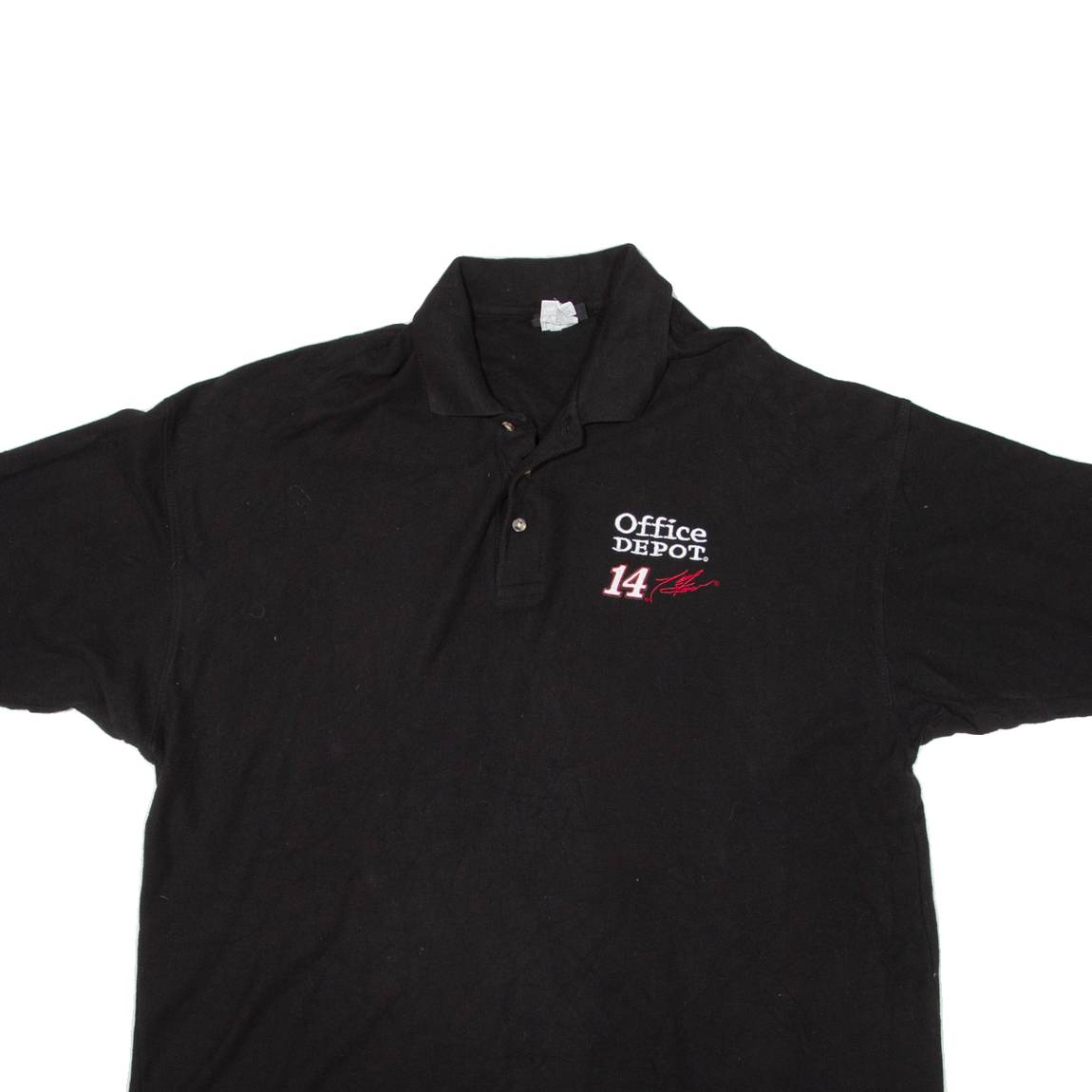 NASCAR Mens Polo Shirt Black 2XL