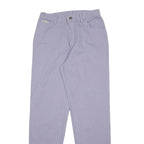 WRANGLER Womens Lilac Regular Fit Straight Leg Denim Jeans W28 L32 Cotton Zip