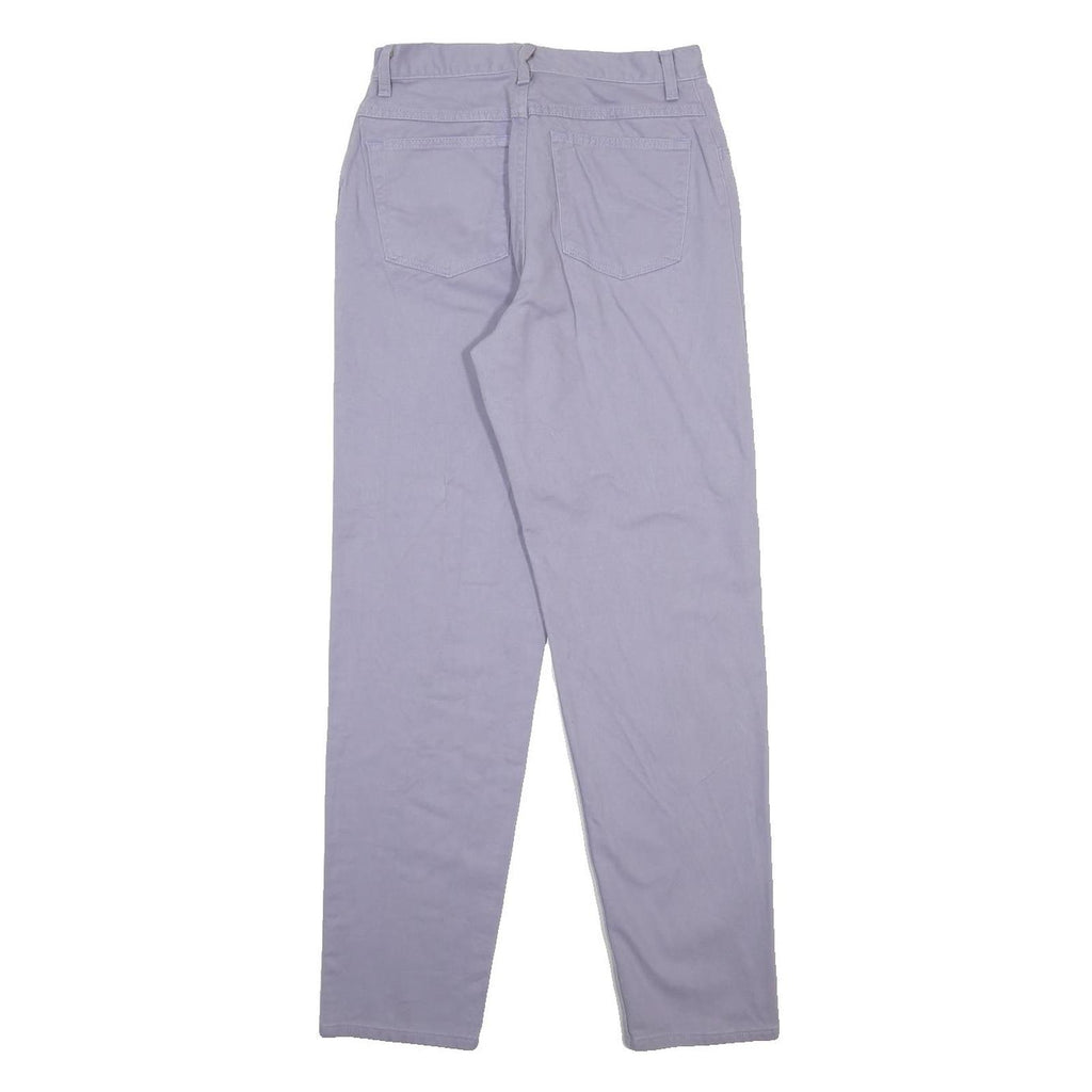 WRANGLER Womens Lilac Regular Fit Straight Leg Denim Jeans W28 L32 Cotton Zip
