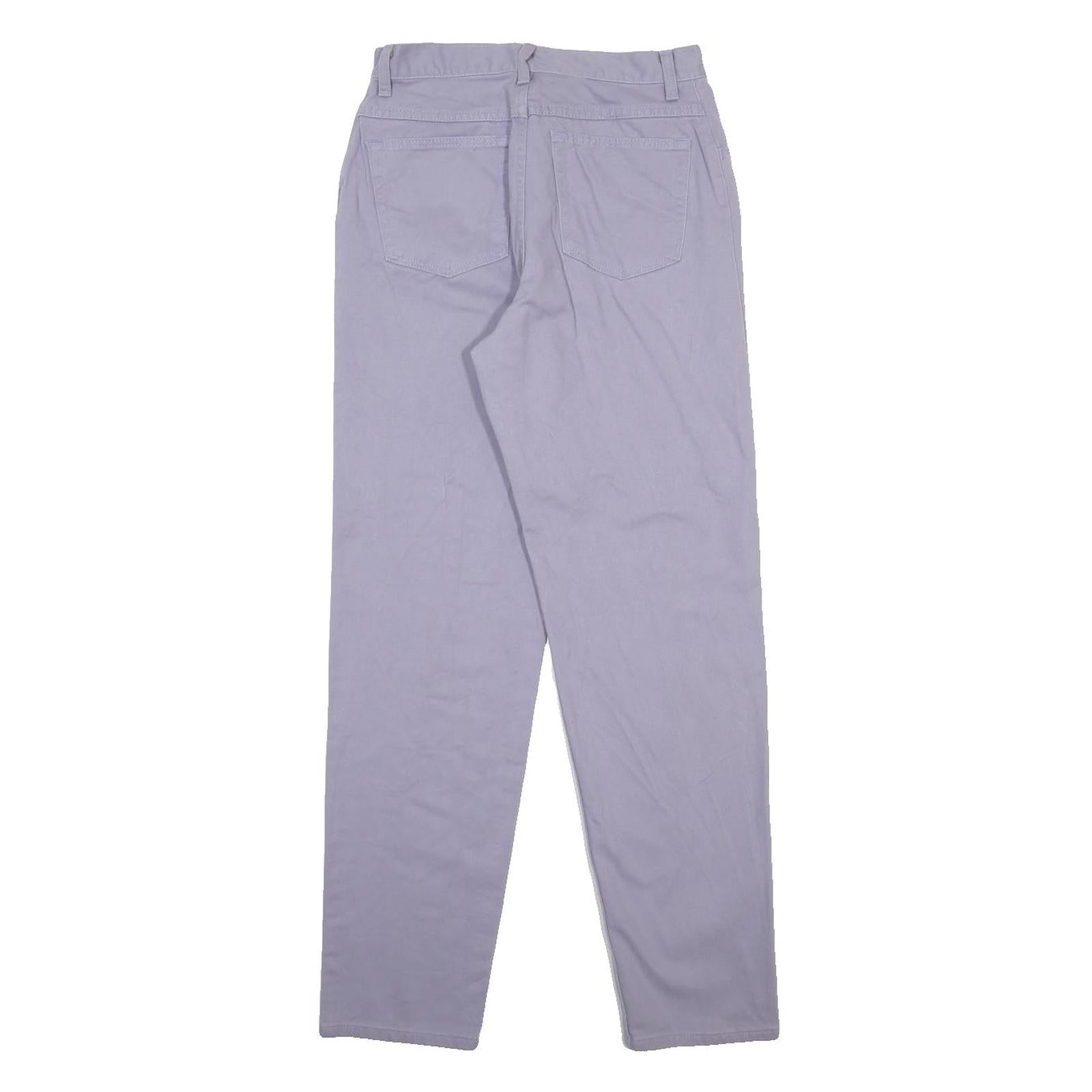 WRANGLER Womens Lilac Regular Fit Straight Leg Denim Jeans W28 L32 Cotton Zip
