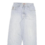 JEAN POINT Mens Regular Fit Blue Straight Denim W29 L28 Cotton Blend Zip Jeans