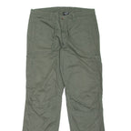 ARTIME Womens Trousers Green Regular Straight W34 L32