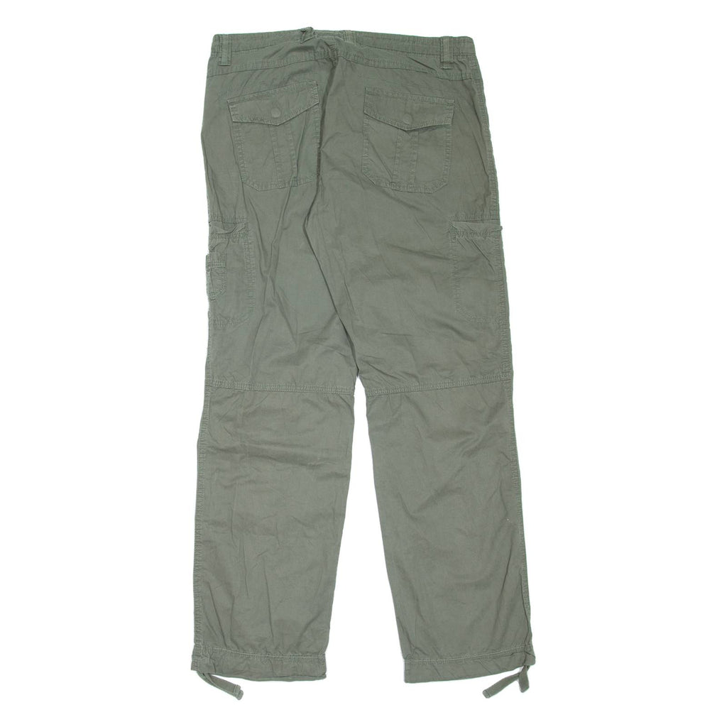 ARTIME Womens Trousers Green Regular Straight W34 L32