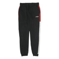 FILA Mens Joggers Black Red & White S W28 L29 Slim Tapered Fit Sportswear