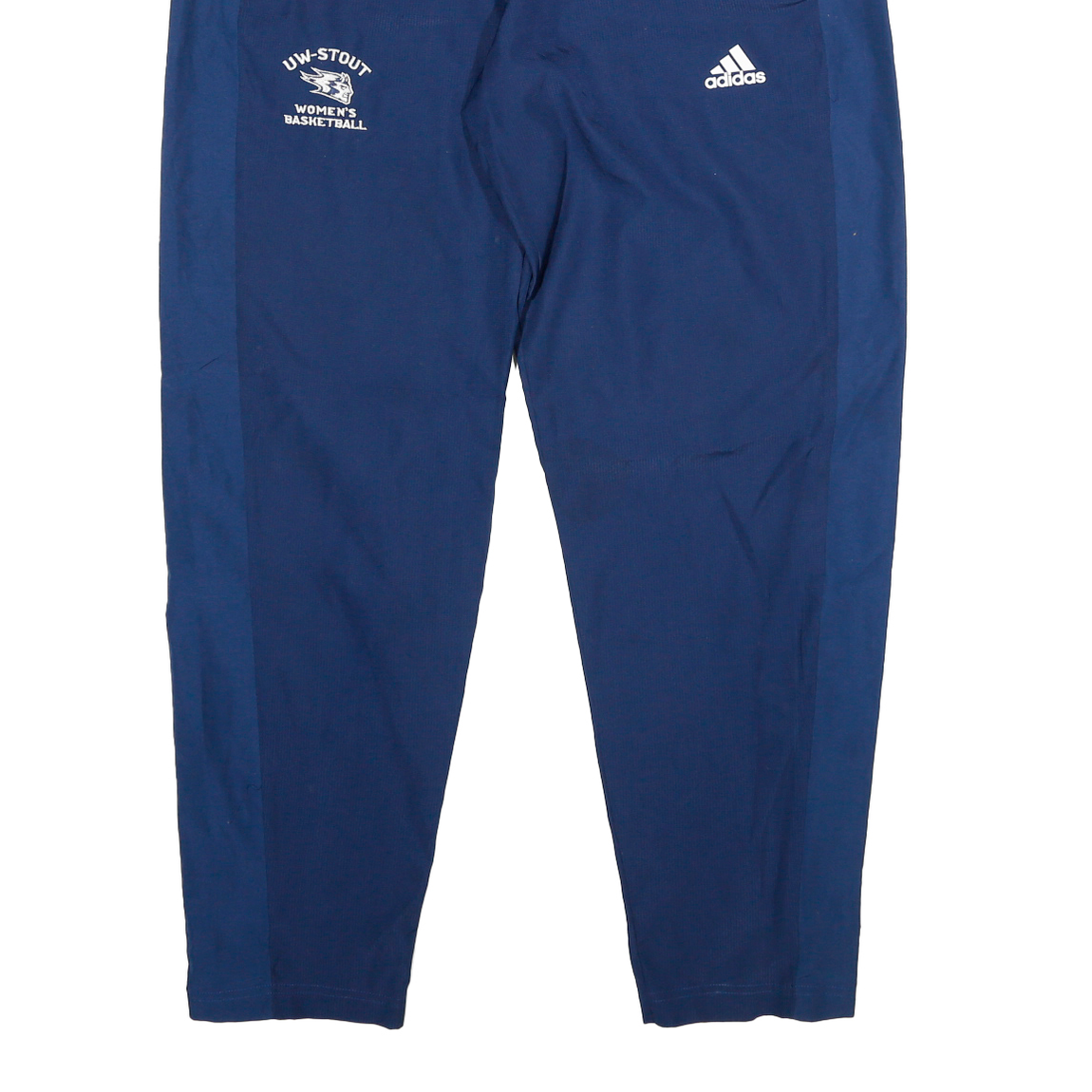 ADIDAS Mens Joggers Blue UW-Stout Womens Basketball Regular Tapered L W28 L28