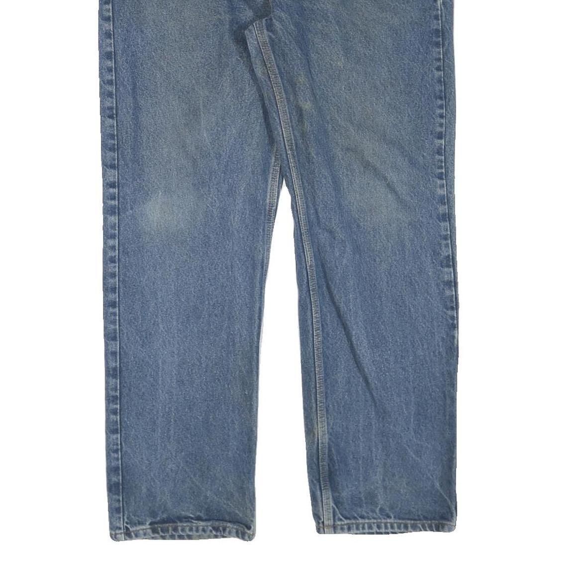 CARHARTT Mens Regular Fit Blue Denim Jeans Zip W38 L30 Classic Cotton Blend