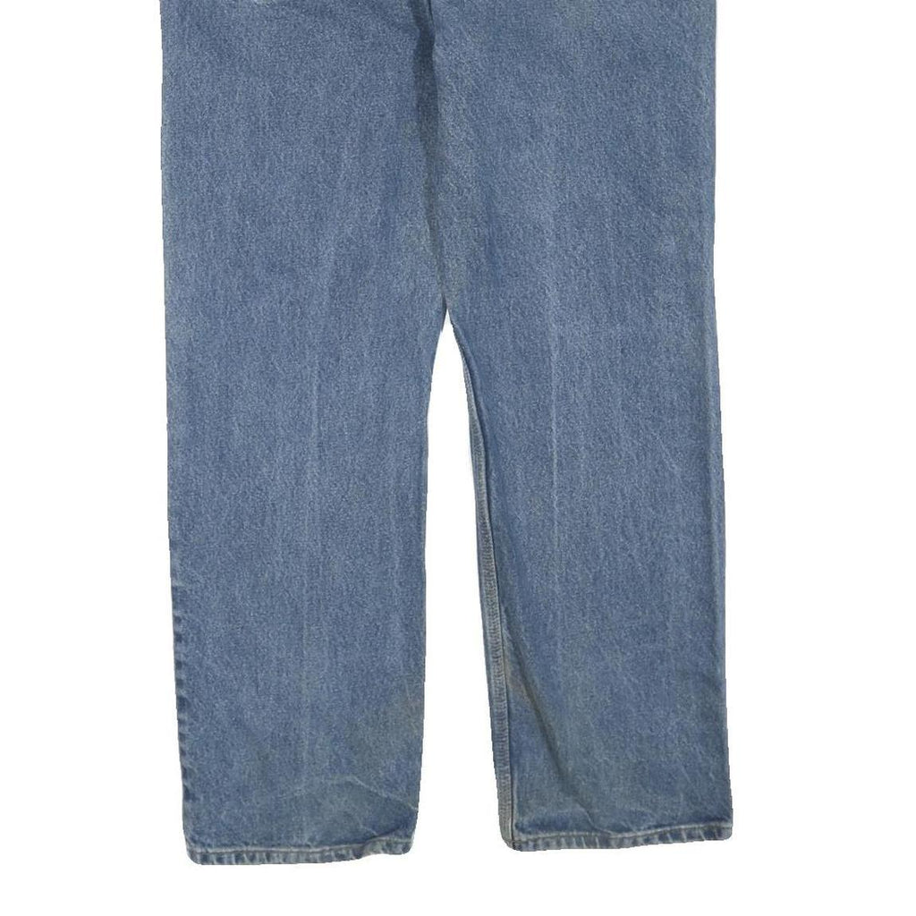 CARHARTT Mens Regular Fit Blue Denim Jeans Zip W38 L30 Classic Cotton Blend