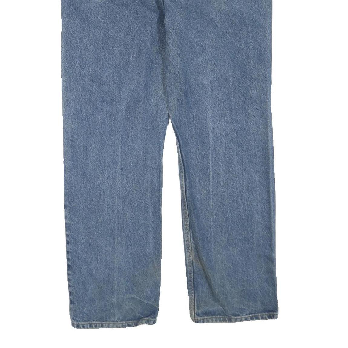 CARHARTT Mens Regular Fit Blue Denim Jeans Zip W38 L30 Classic Cotton Blend