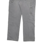 DICKIES Mens Regular Fit Grey Denim Jeans W34 L30 Workwear Zip Closure