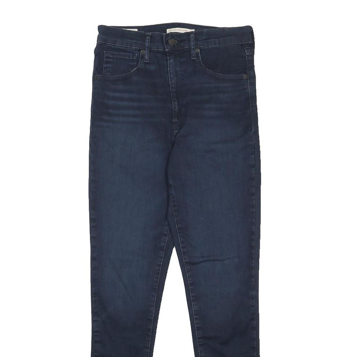 LEVI'S Mile High Big E Womens Jeans Blue Slim Skinny Denim Dark W27 L30