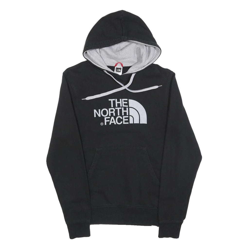THE NORTH FACE Mens Black Hoodie XS Cotton Blend Pullover Logo Sweatshirt
