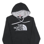 THE NORTH FACE Mens Black Hoodie XS Cotton Blend Pullover Logo Sweatshirt