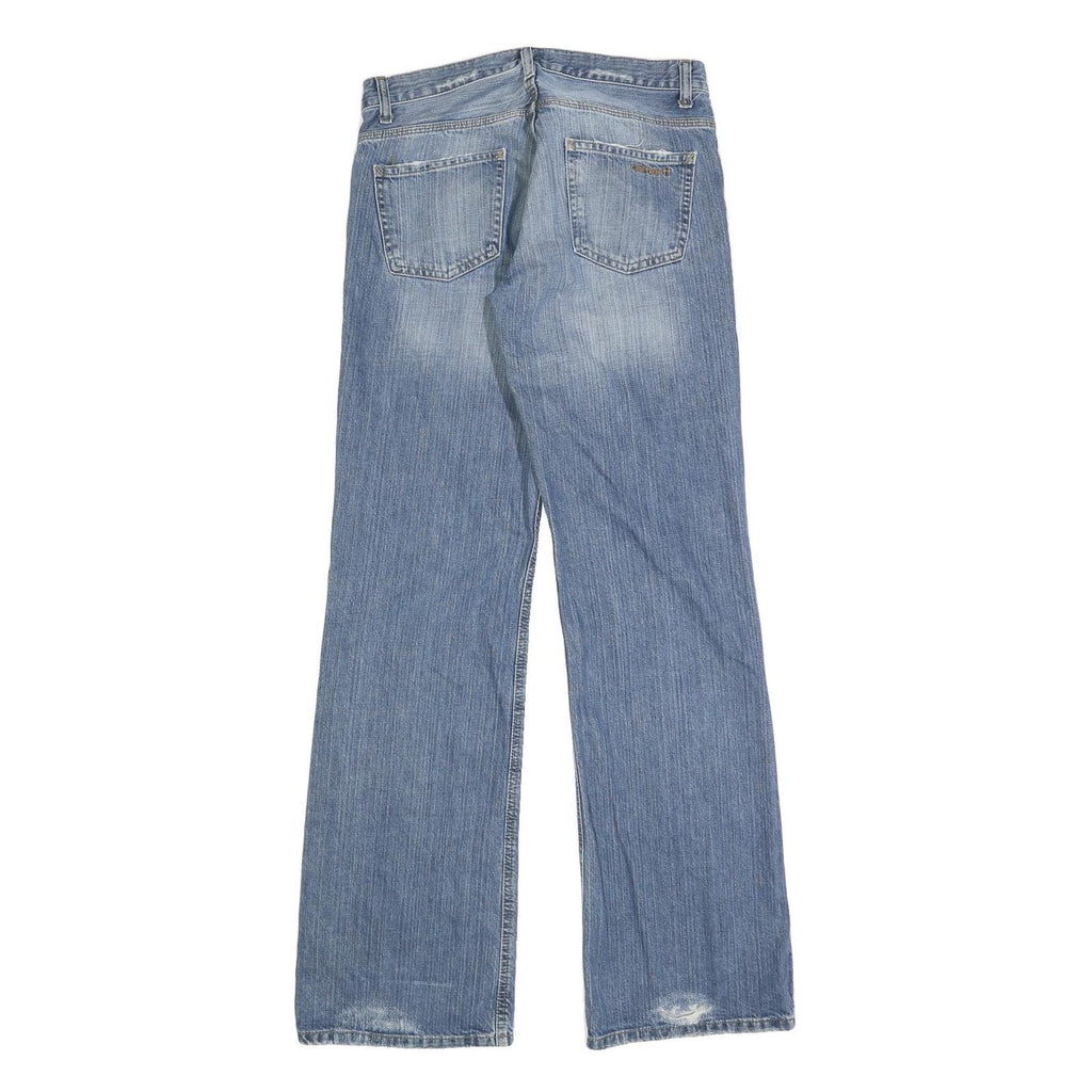 CARHARTT Womens Jeans Blue Regular Straight Denim Medium W34 L34 Casual Wear