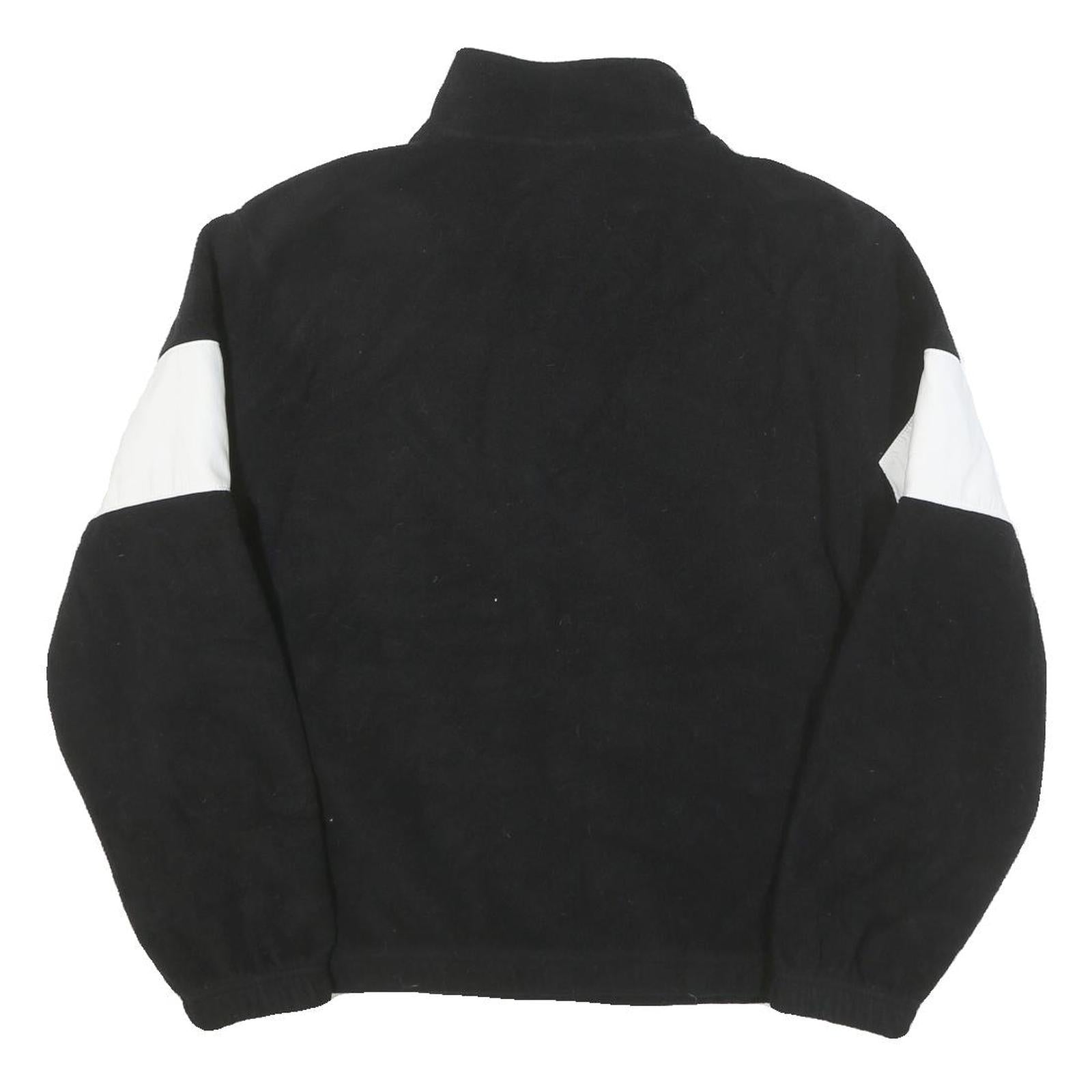 FILA Mens Black & White Jumper Patterned Round Neck Basic Knit L Casual Retro